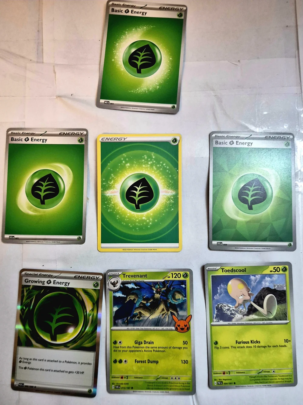 Pokémon Card Lot 100+ Grass Type Bundle Teal Mask Ogerpon ex Cyclizar